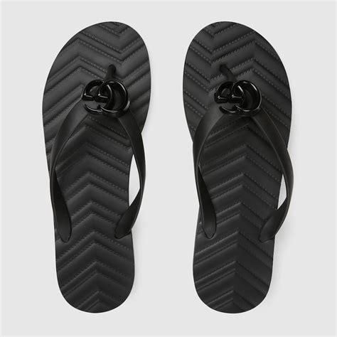 gucci women's chevron thong sandal